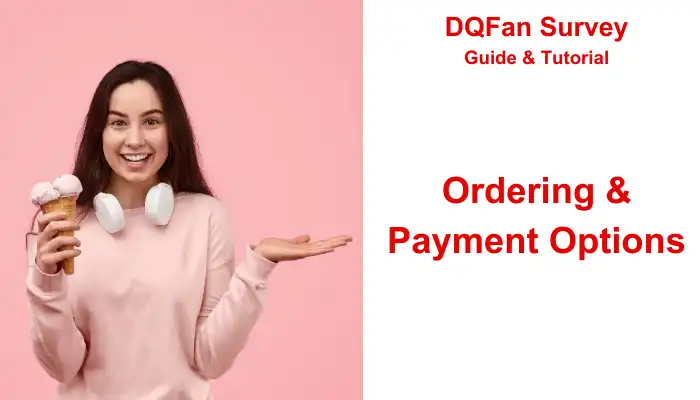 Ordering and Payment Options Ordering and Payment Options
